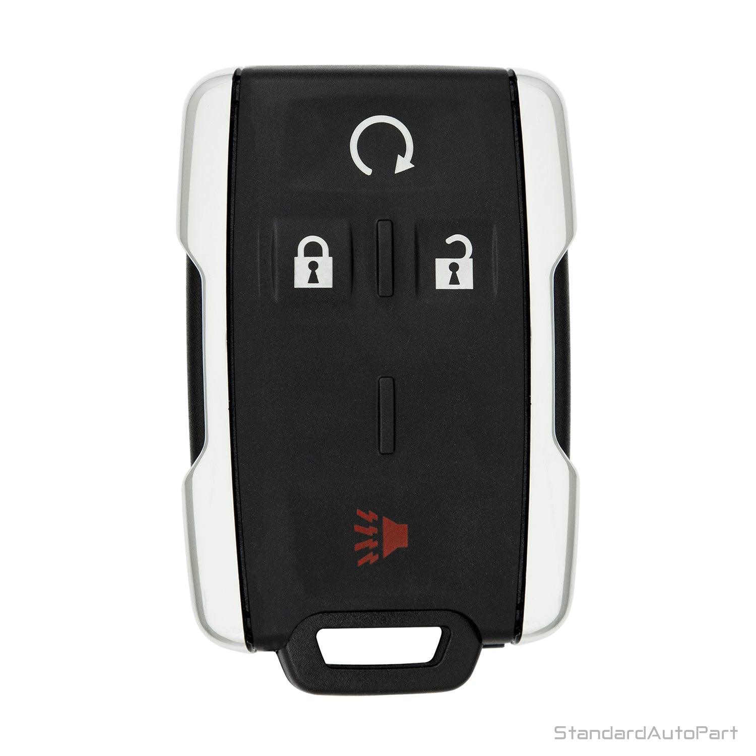 Key Fob Entry Remote Shell Case M3N-32337100 for GMC Sierra Canyon Silverado Colorado (4 Button) (Double)