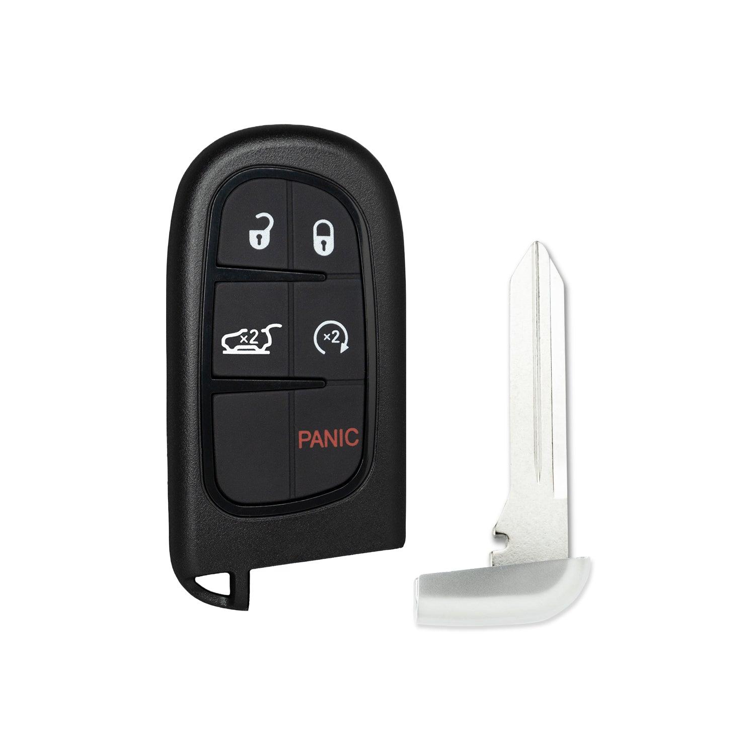 Smart Keyless Entry Fob for Jeep Cherokee 2014 2015 2016 2017 2018 2019 2020 2021 GQ4-54T (5 Button)