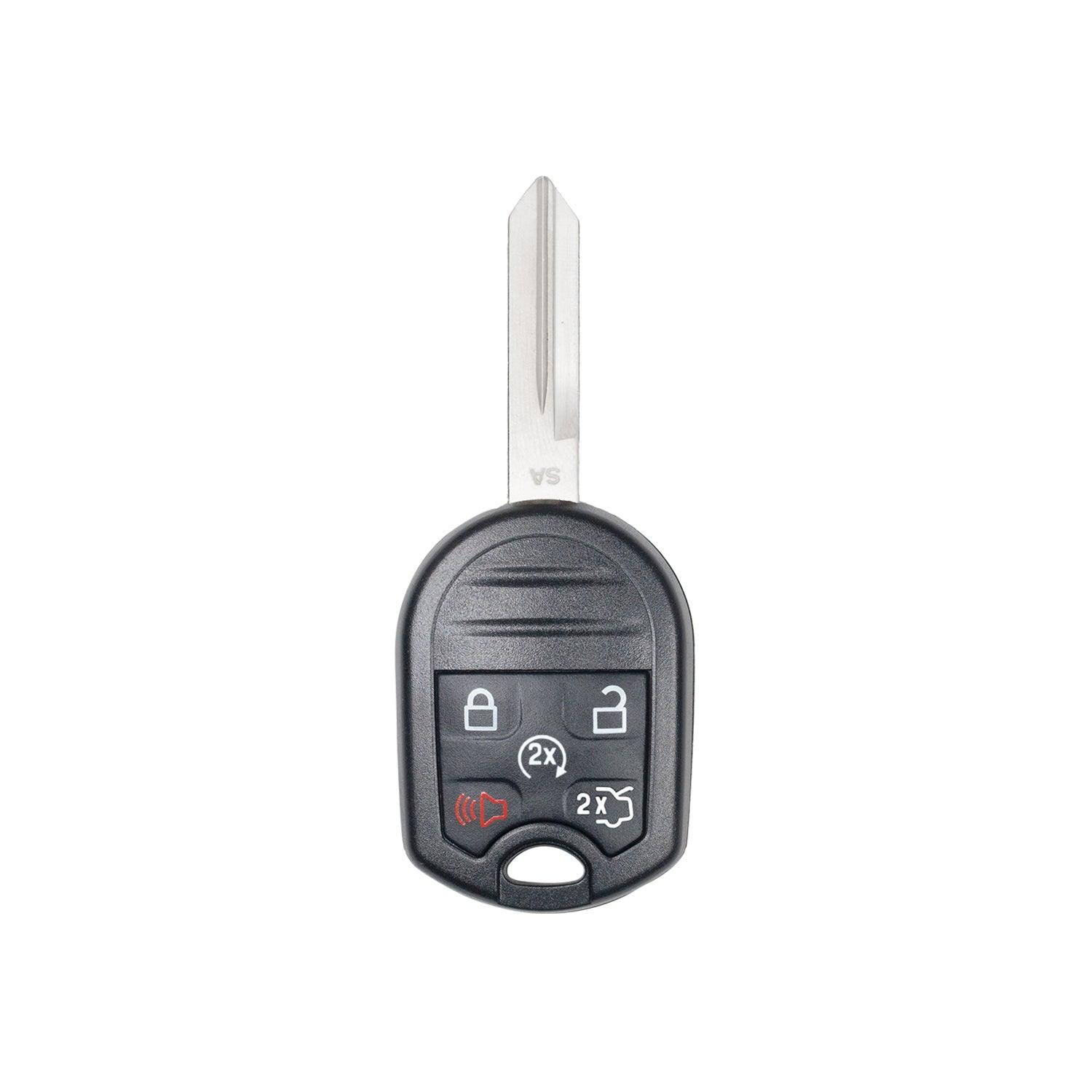 Remote Head Key Remote for Ford Edge Expedition Explorer Flex Taurus MKX Navigator ‎164-R8000 (5 Button) (Shell Case)