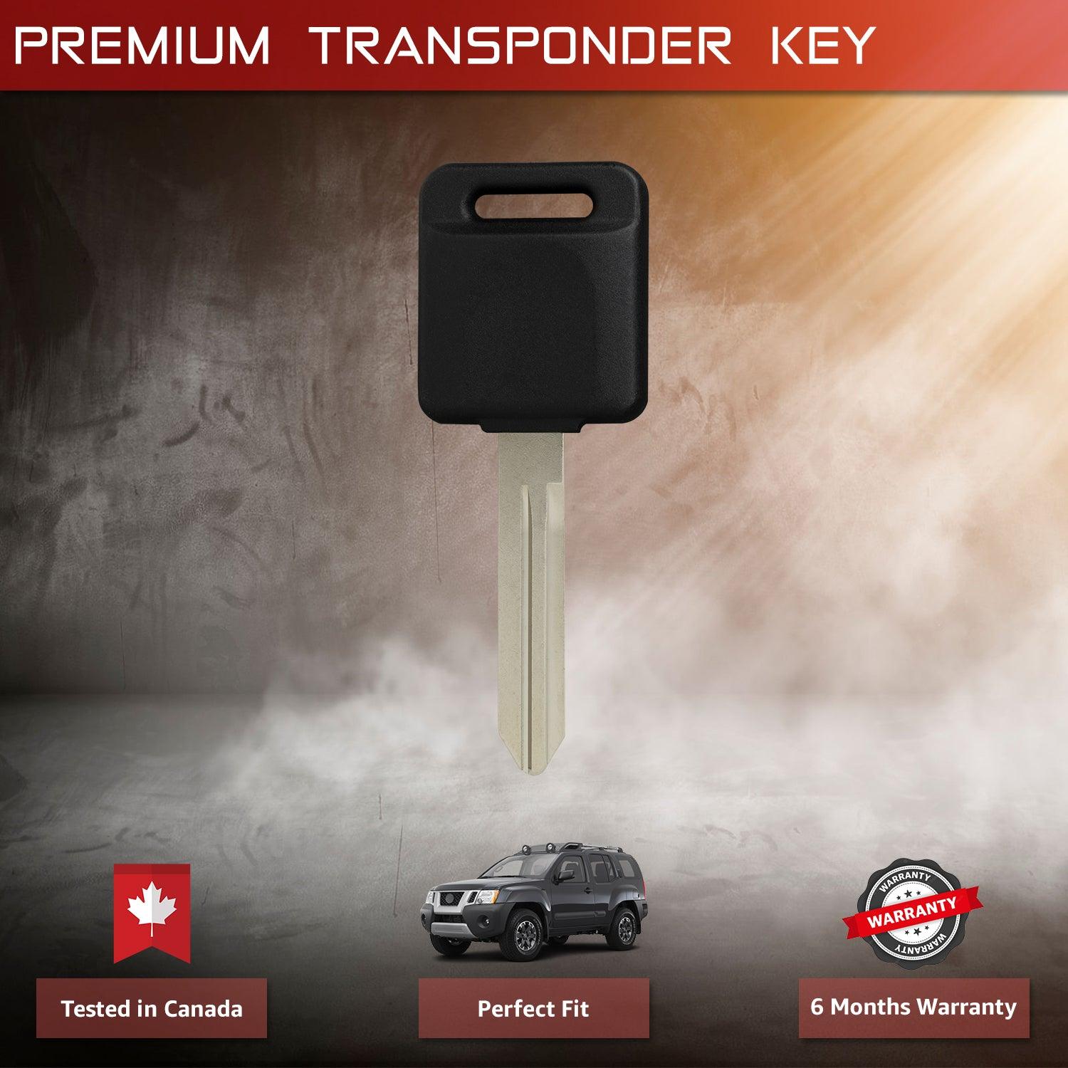 Transponder Car Key for FX35 FX45 G35 QX56 350Z Sentra Titan Versa XTerra Equator Altima Armada Cube Frontier Juke Maxima