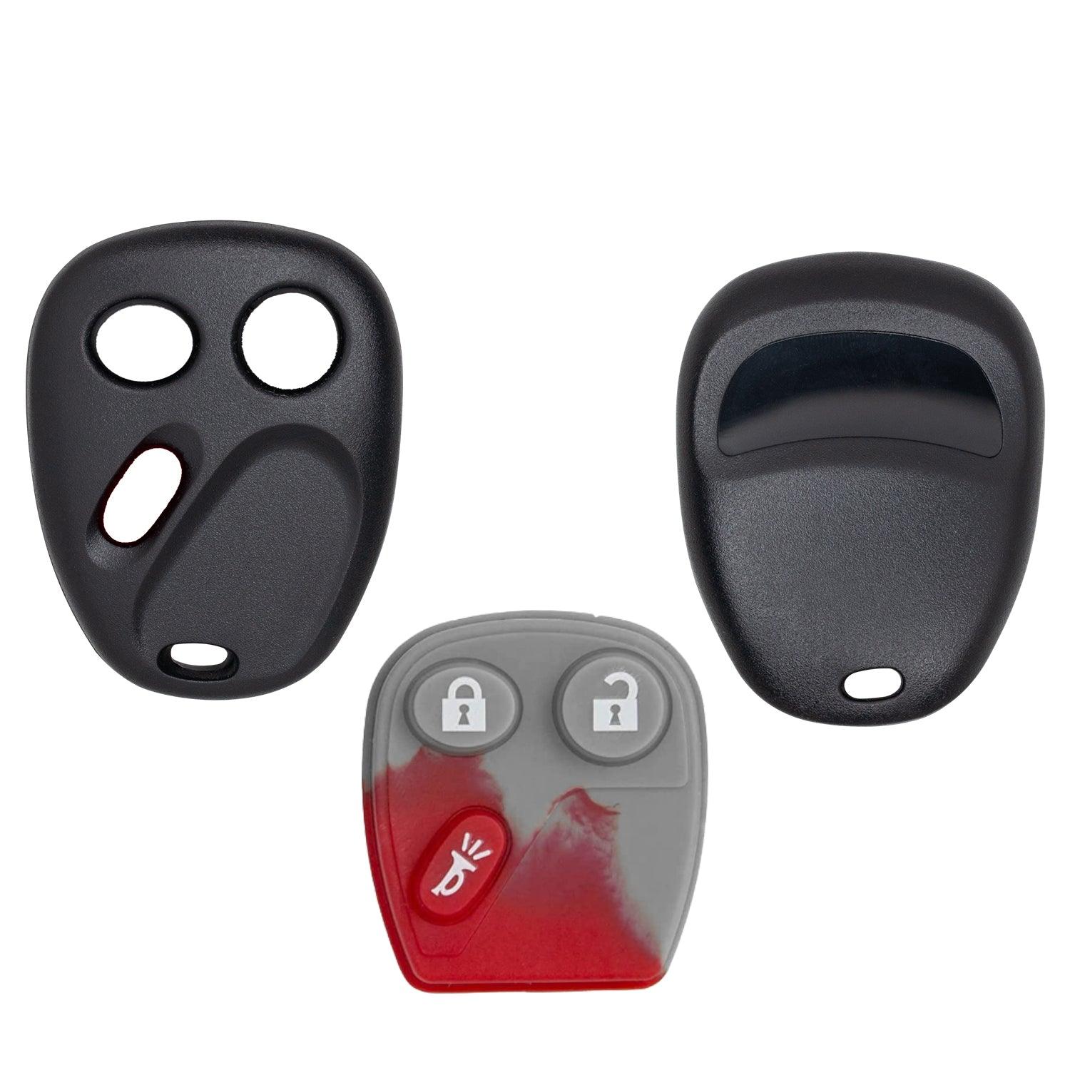 Car Keyless Entry Remote Shell case for Escalade Avalanche Equinox Silverado SSR Suburban Tahoe Sierra Yukon H1 H2 Torrent Vue LHJ011 (Shell case)