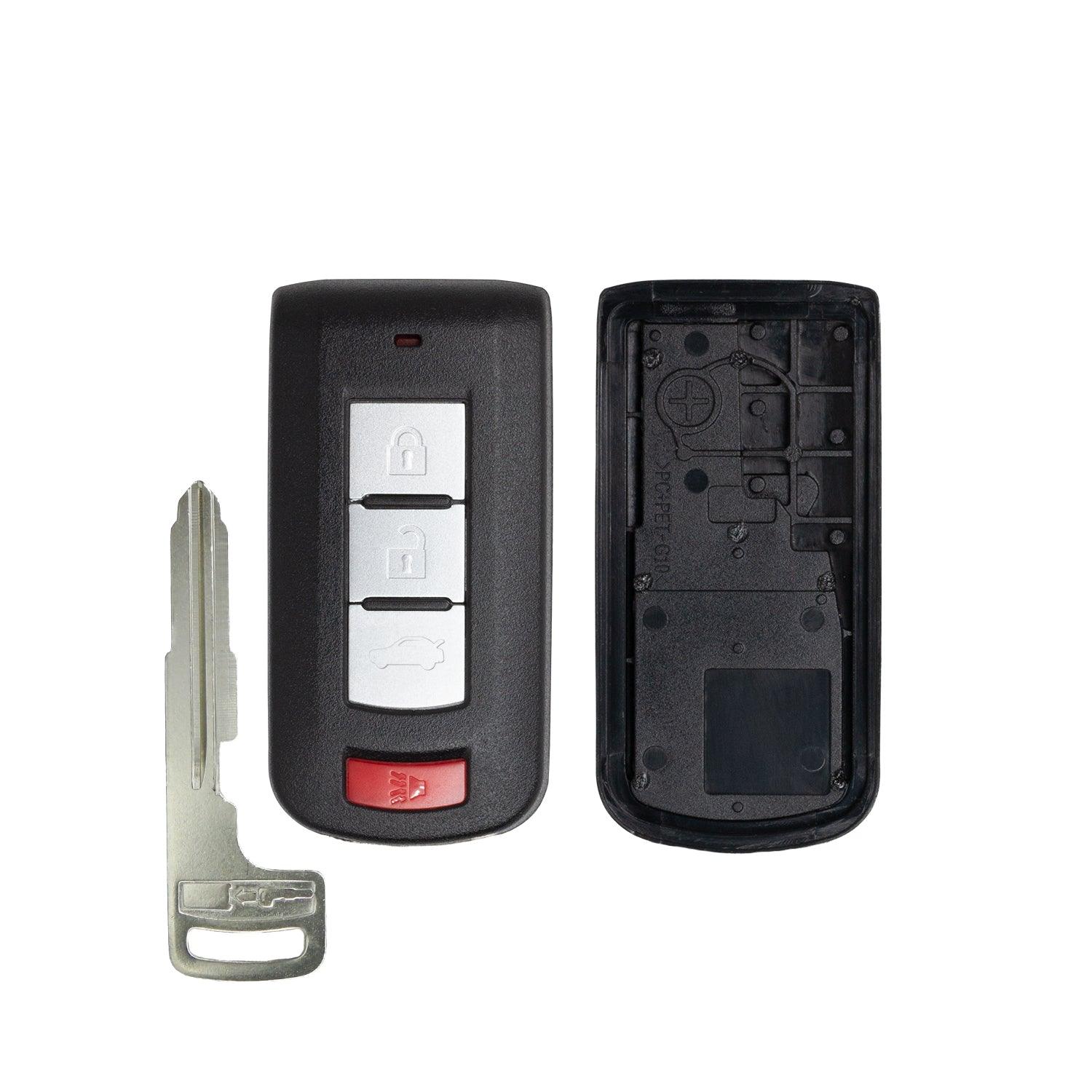 Smart Car Remote Key fob Shell Case for Mitsubishi Lancer Outlander Mirage OUC644M-KEY-N (4 Button)