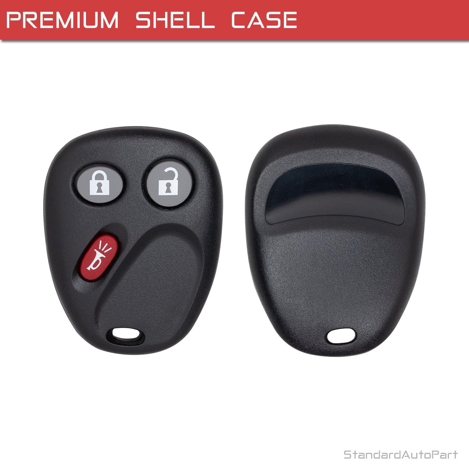 Car Keyless Entry Remote Shell case for Escalade Avalanche Equinox Silverado SSR Suburban Tahoe Sierra Yukon H1 H2 Torrent Vue LHJ011 (Shell case)