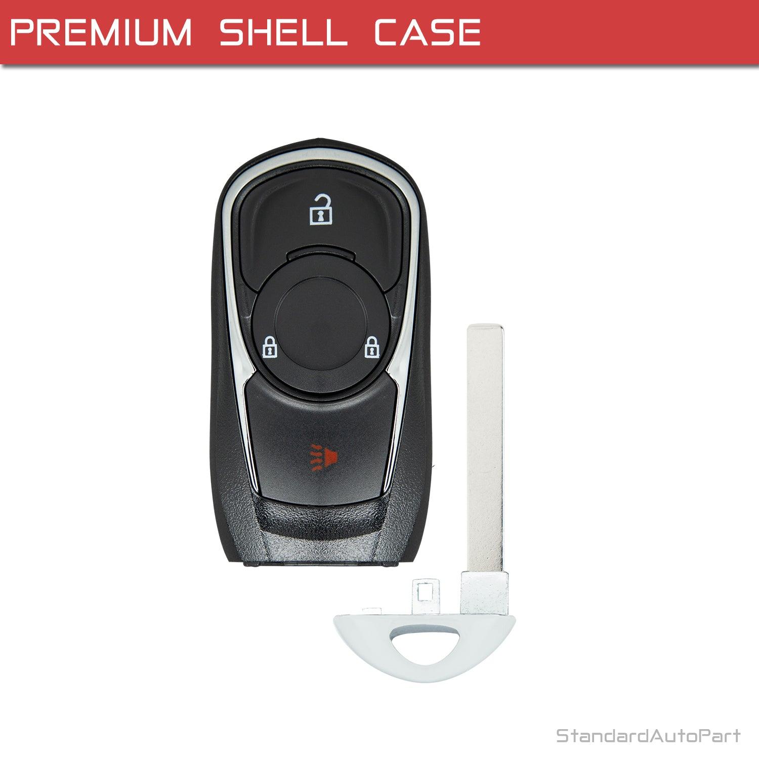 Shell Case for Keyless Entry Remote Key Fob for Buick (3 Button)